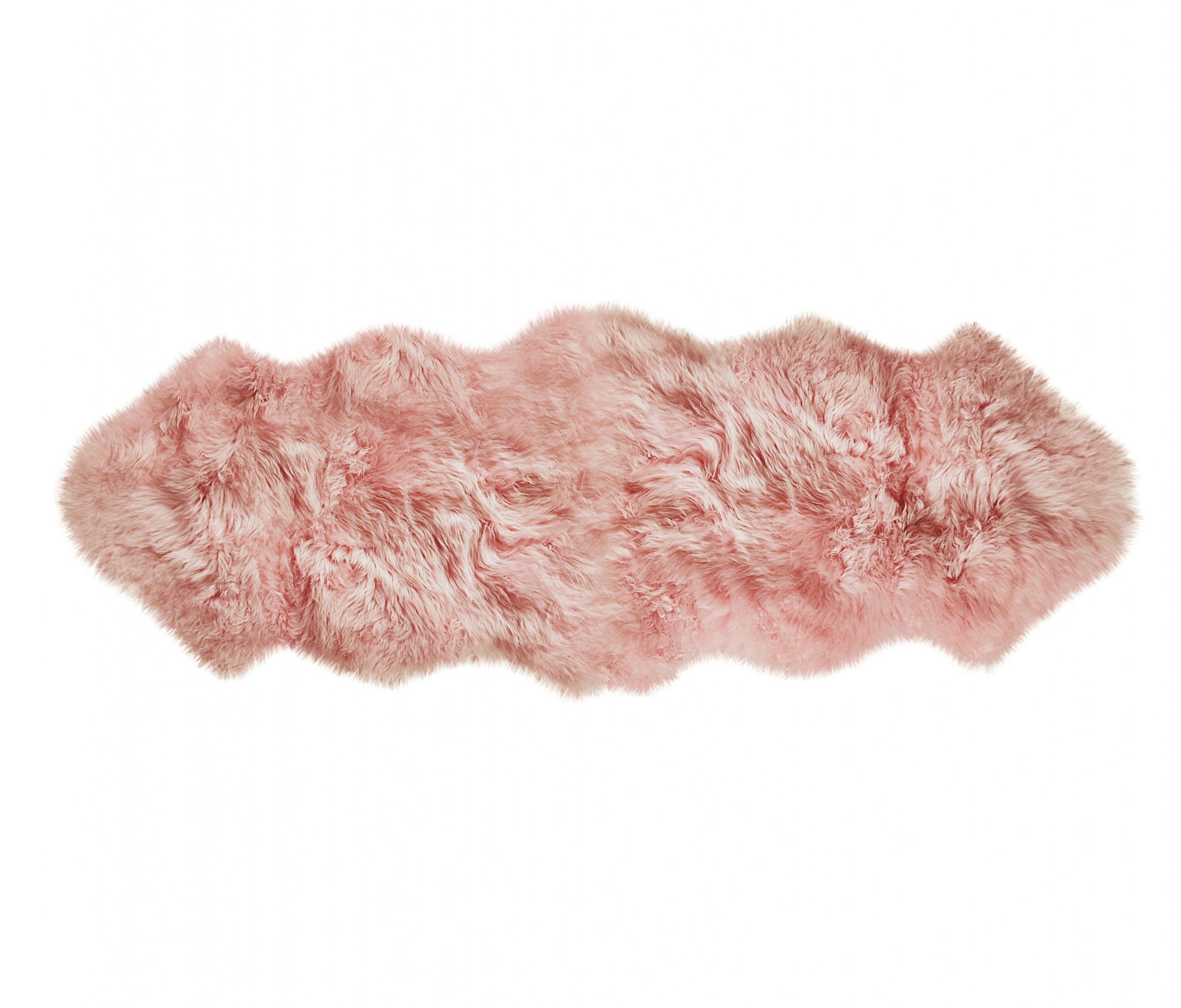 6' Black Genuine Sheepskin Animal Print Shag Area Rug-Area Rugs-DECOROLALA