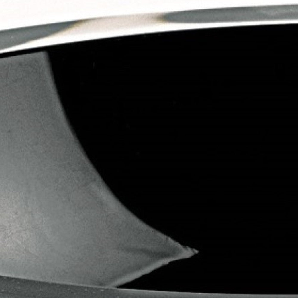 6" Black Mouth Blown Crystal Thick Walled Bowl-Serving Bowls-DECOROLALA