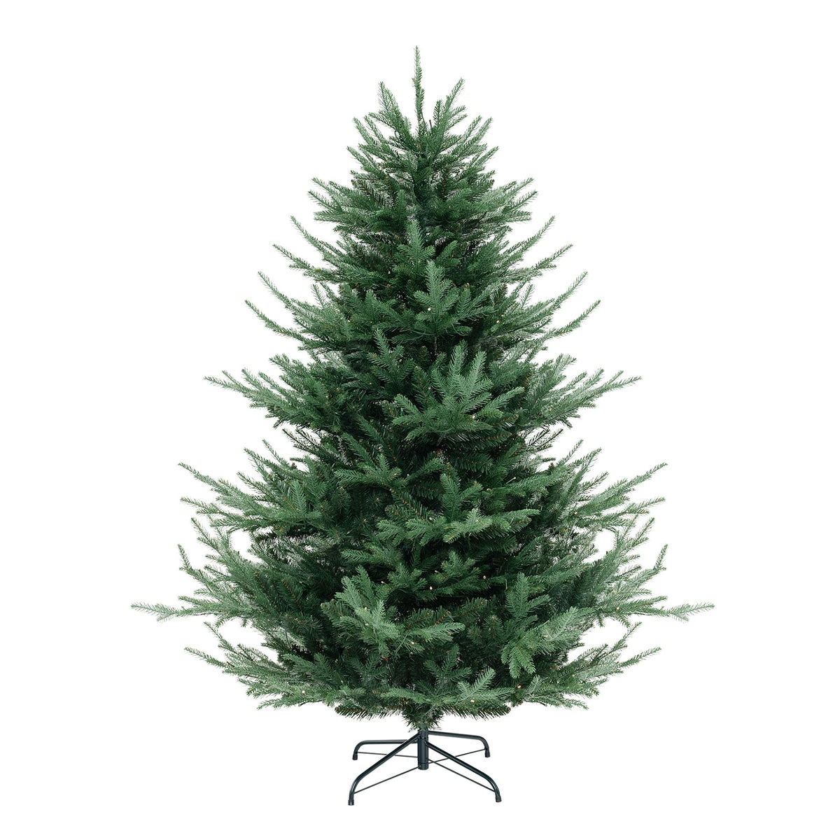6 FT Pre-Lit Artificial Hinged Xmas Tree with 778 PVC and PE Branch Tips-M-Christmas Trees-DECOROLALA