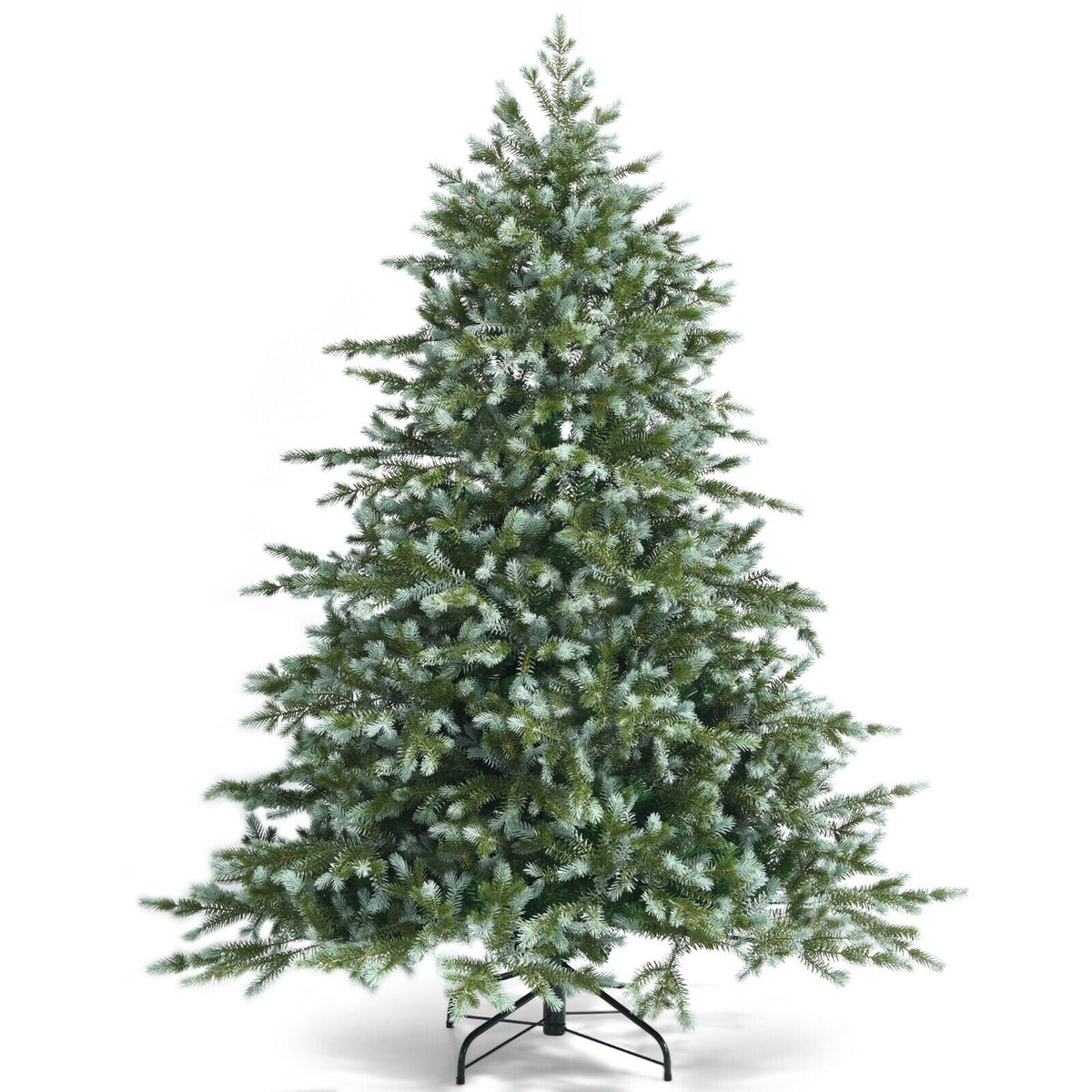 6 Feet Artificial Christmas Spruce Hinged Tree-Christmas Trees-DECOROLALA