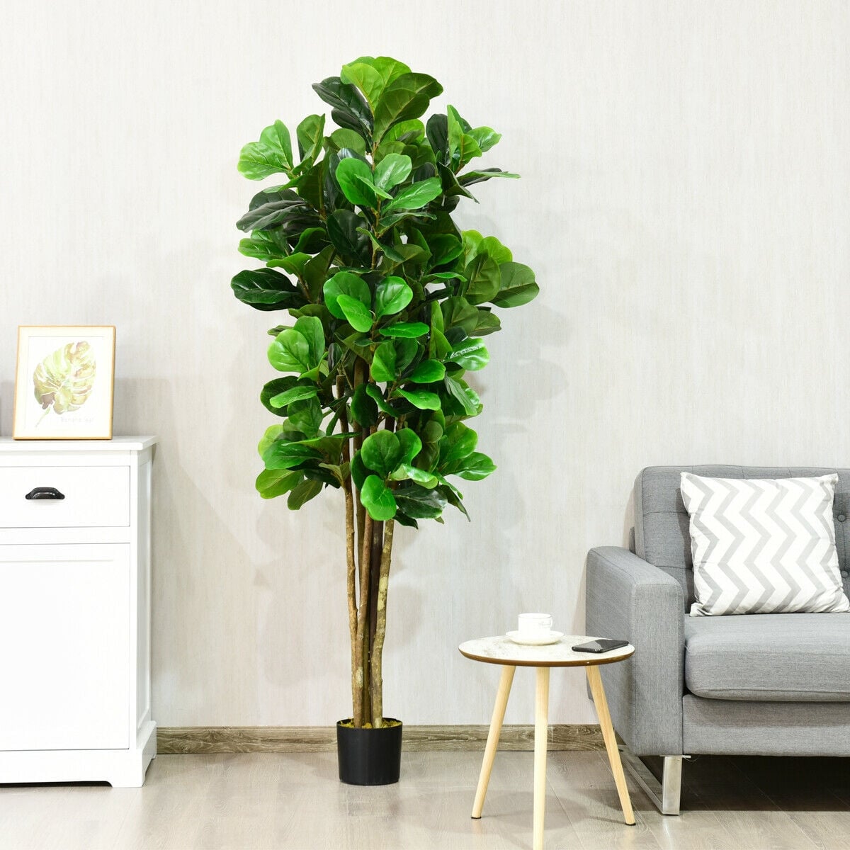 6-Feet Artificial Indoor-Outdoor Home Decorative Planter-Artificial Plants-DECOROLALA
