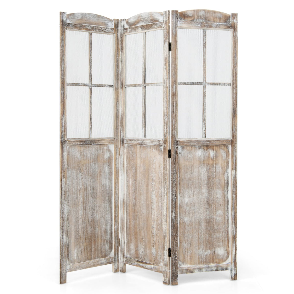 6 Feet Folding Privacy Screen-Coffee-Room Dividers-DECOROLALA
