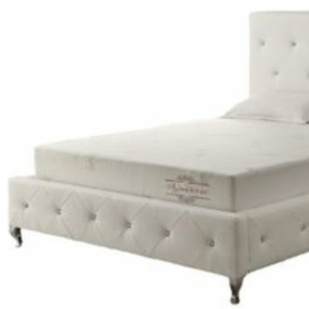 6" White Full Aloe Vera Infused Memory Foam Mattress-Foam Mattresses-DECOROLALA