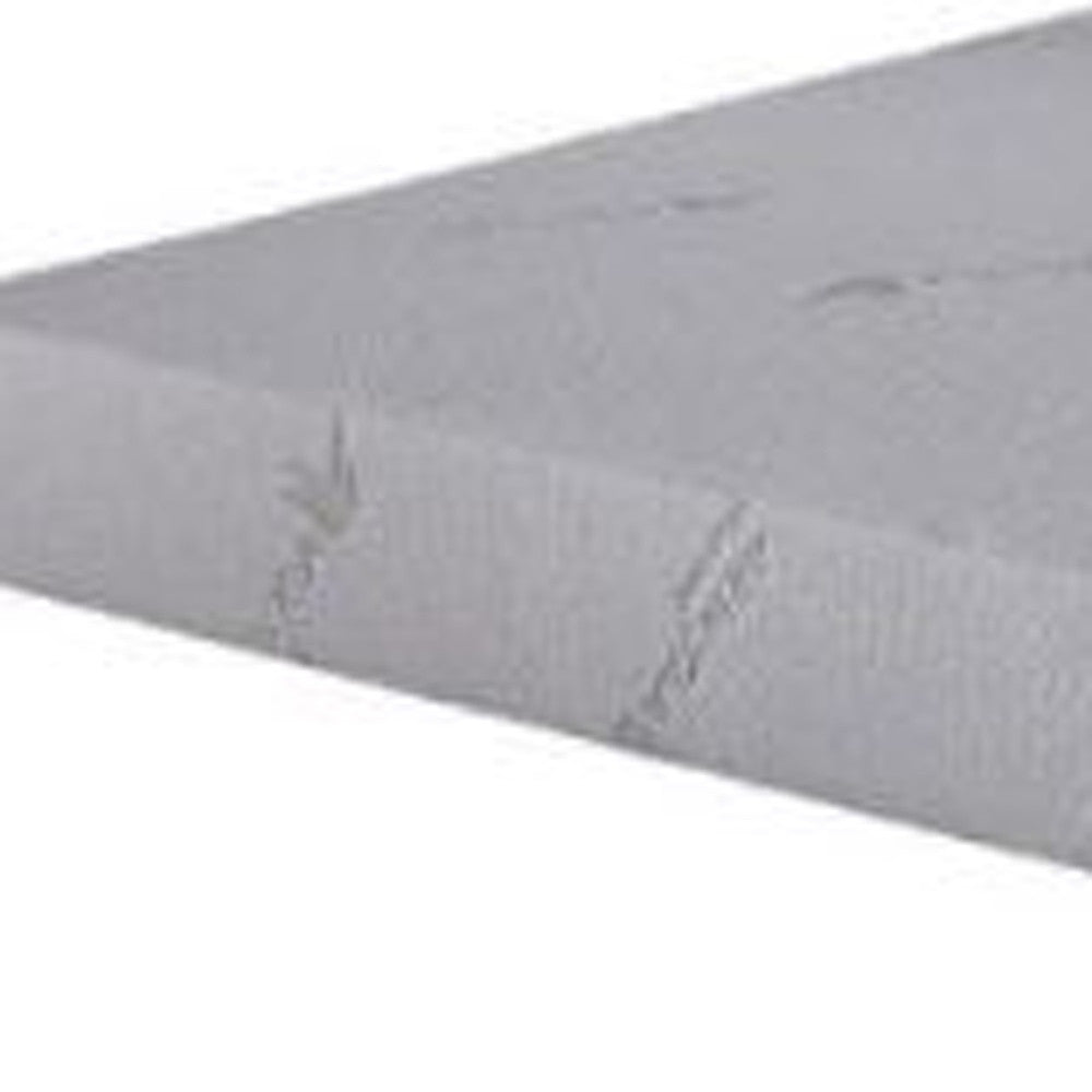 6" White Twin Aloe Vera Infused Memory Foam Mattress-Foam Mattresses-DECOROLALA