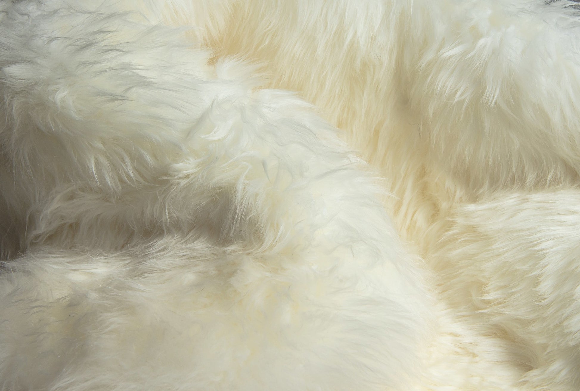 6' X 6' Natural Sheepskin Non Skid Area Rug-Area Rugs-DECOROLALA