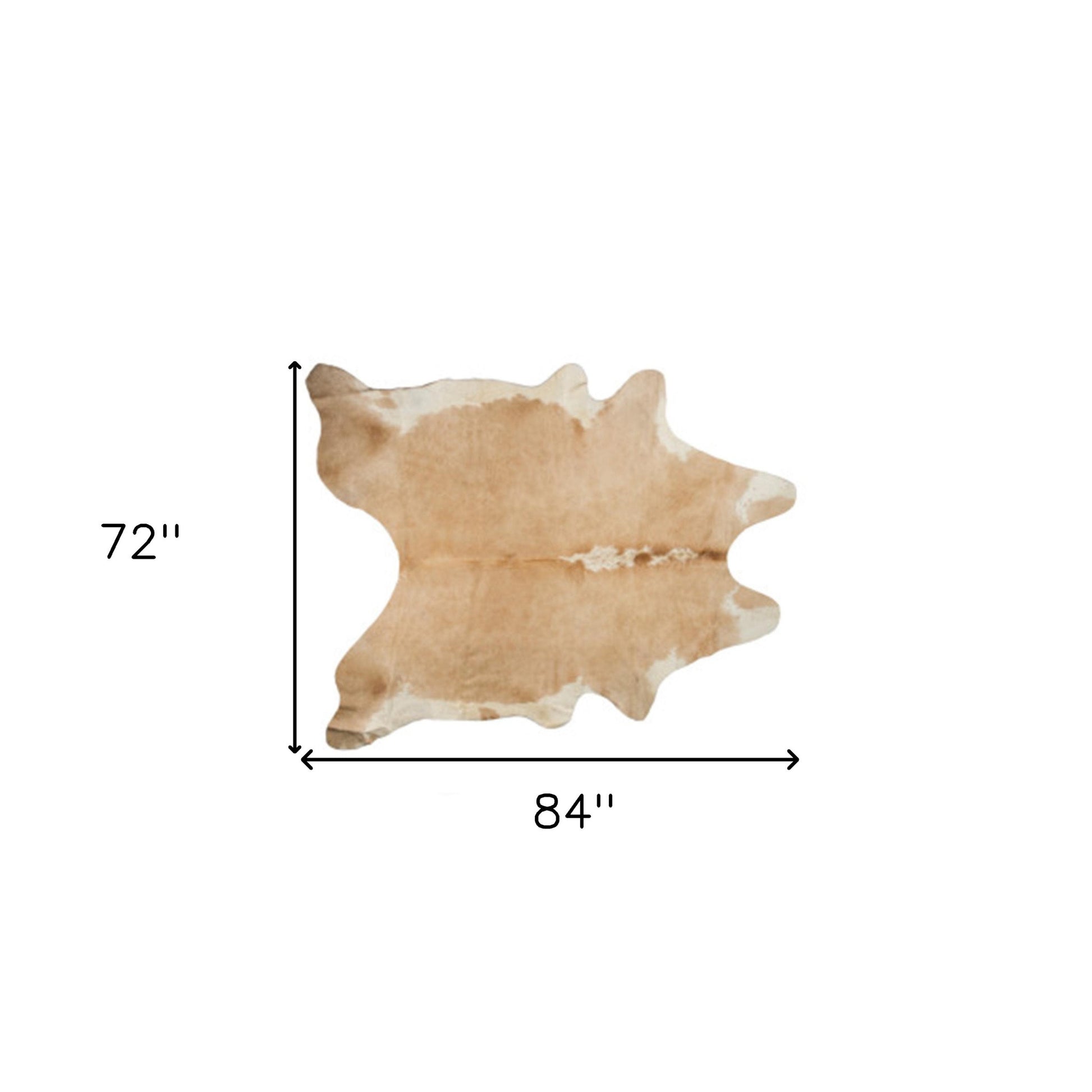 6' X 7' Black And White Cowhide Animal Print Area Rug-Area Rugs-DECOROLALA