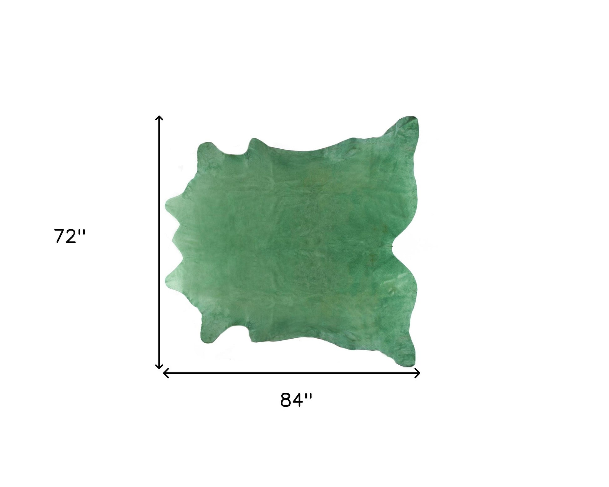 6' X 7' Black And White Cowhide Animal Print Area Rug-Area Rugs-DECOROLALA