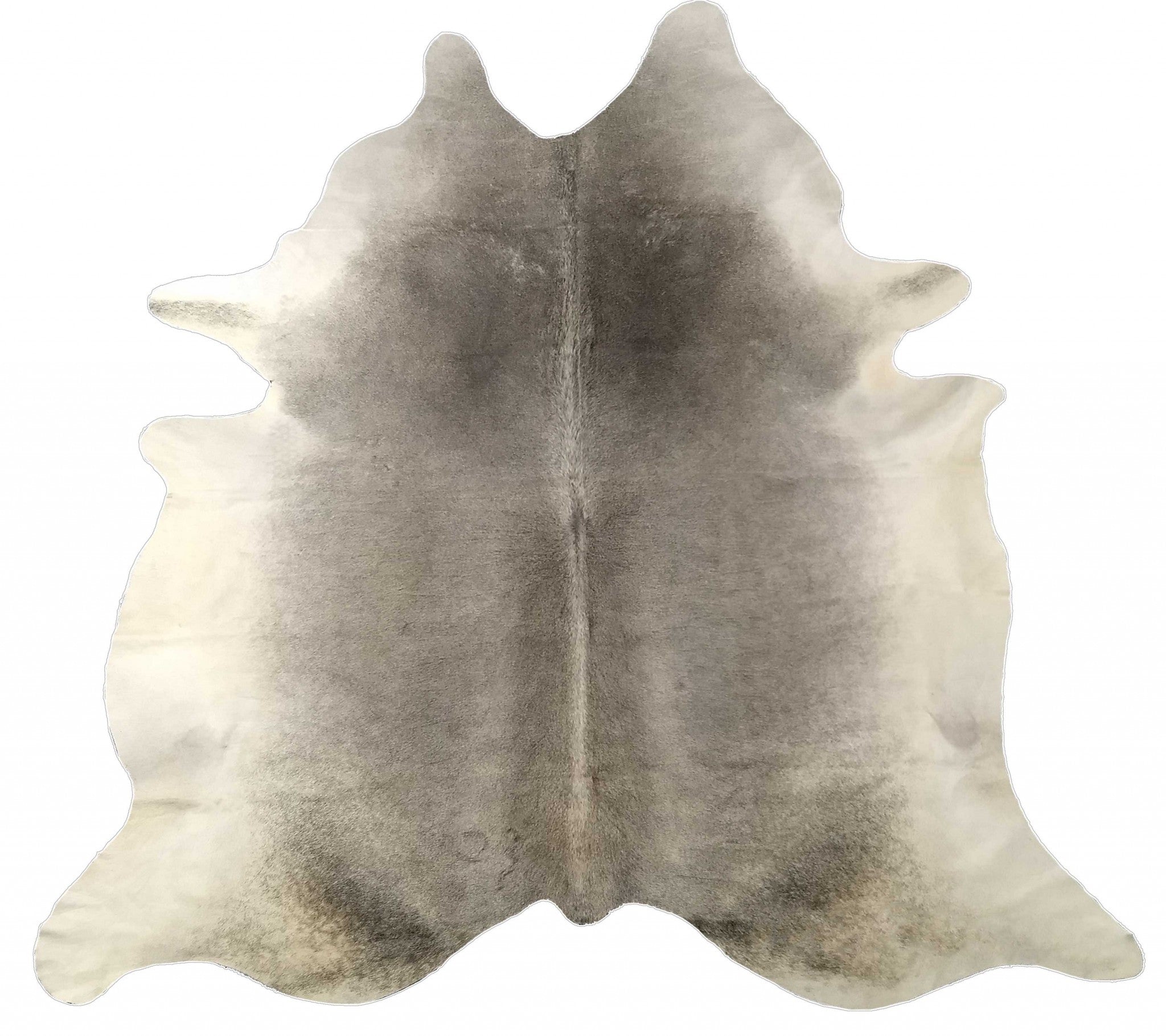 6' X 7' Black And White Cowhide Handmade Area Rug-Area Rugs-DECOROLALA