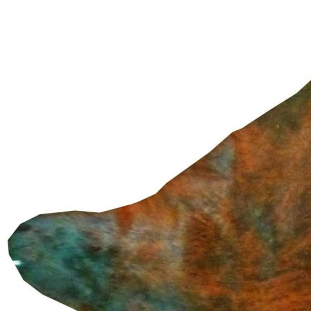 6' X 7' Black And White Cowhide Handmade Area Rug-Area Rugs-DECOROLALA