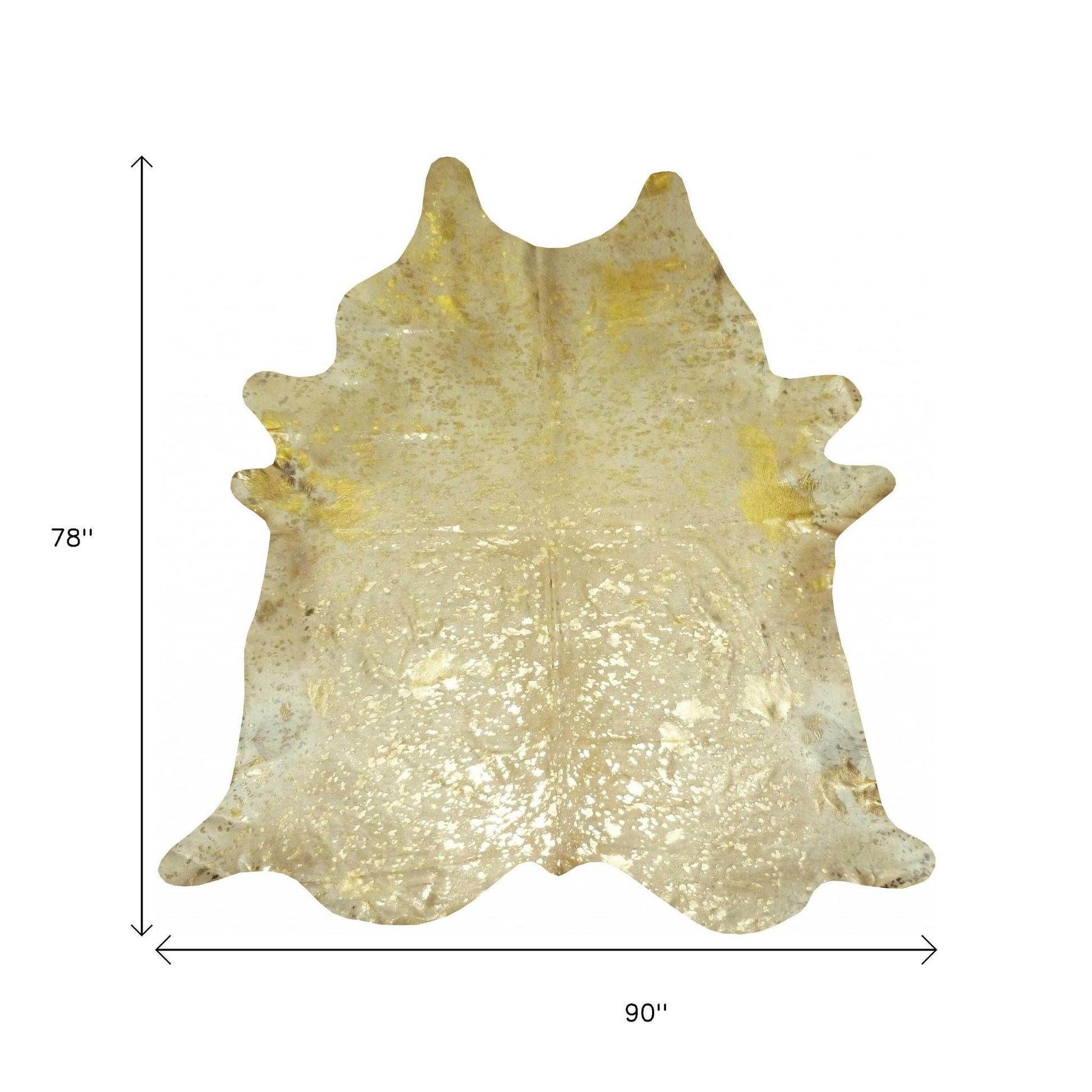 6' X 7' Black And White Cowhide Handmade Area Rug-Area Rugs-DECOROLALA