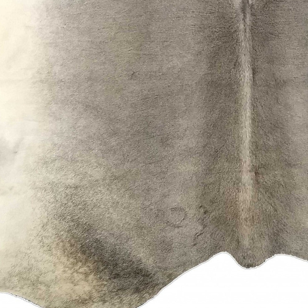 6' X 7' Black And White Cowhide Handmade Area Rug-Area Rugs-DECOROLALA