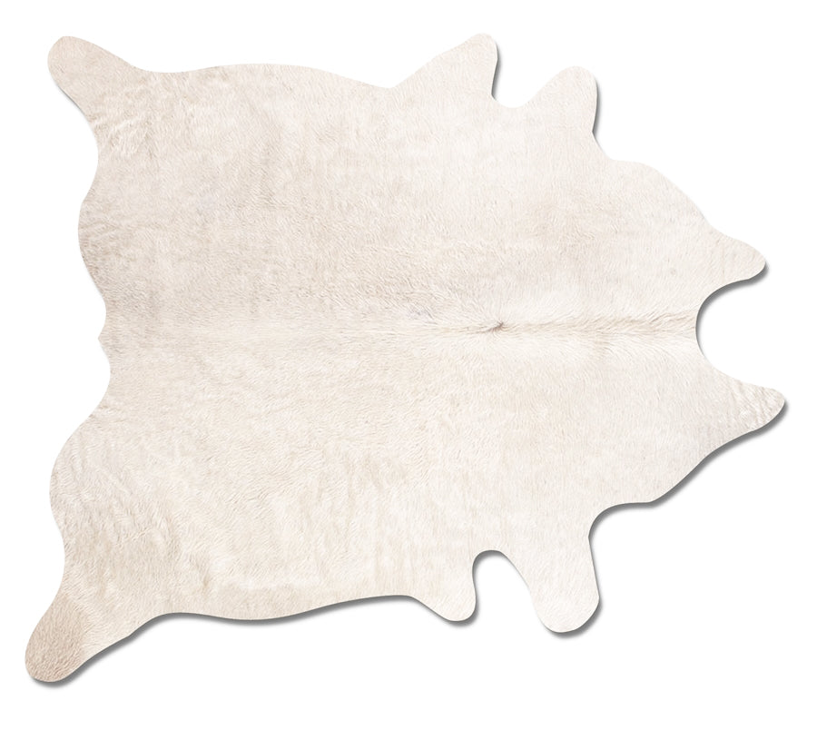 6' X 7' Black Cowhide Area Rug-Area Rugs-DECOROLALA
