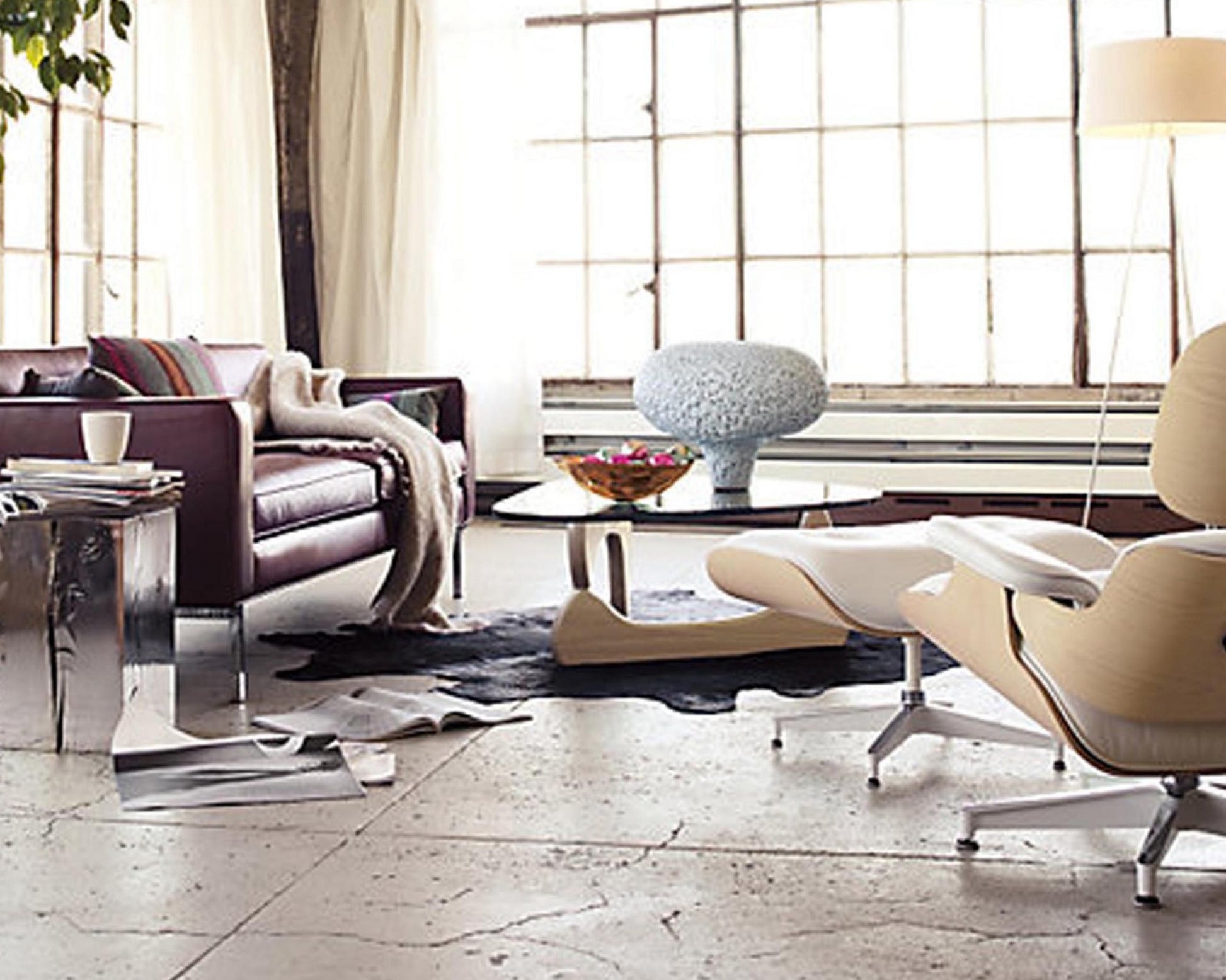 6' X 7' Black Cowhide Area Rug-Area Rugs-DECOROLALA