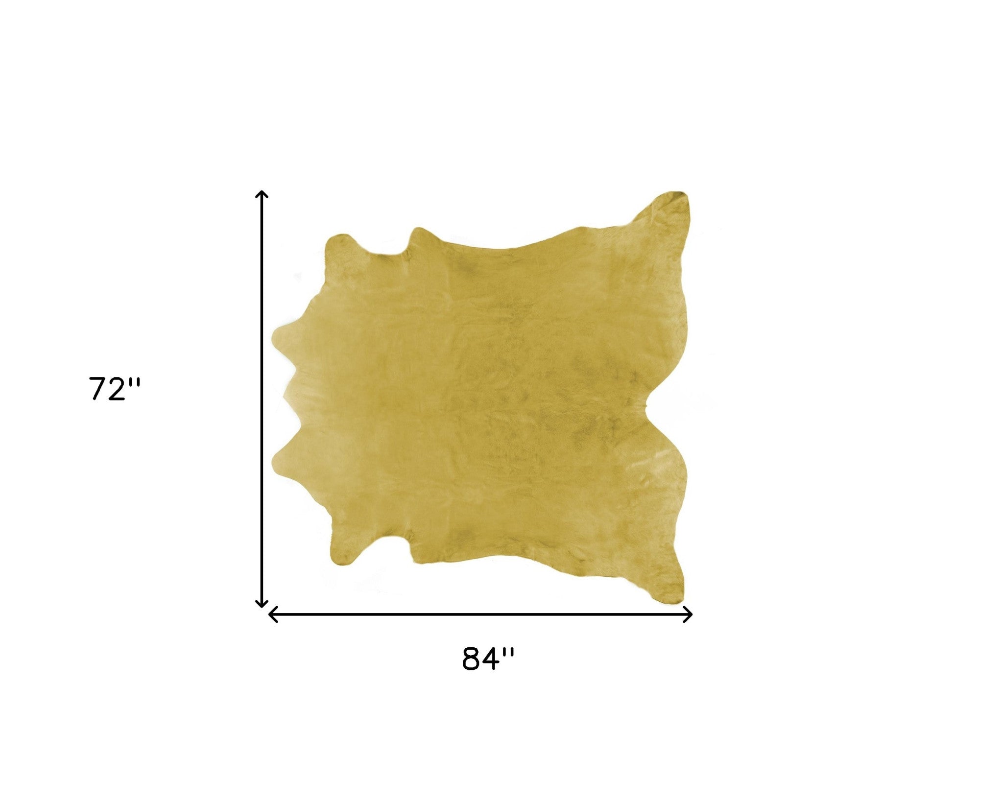 6' X 7' Brown Cowhide Area Rug-Area Rugs-DECOROLALA