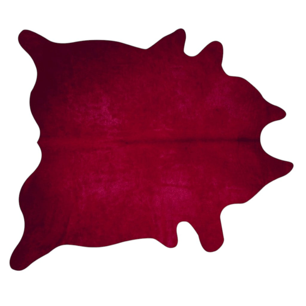 6' X 7' Brown Cowhide Area Rug-Area Rugs-DECOROLALA