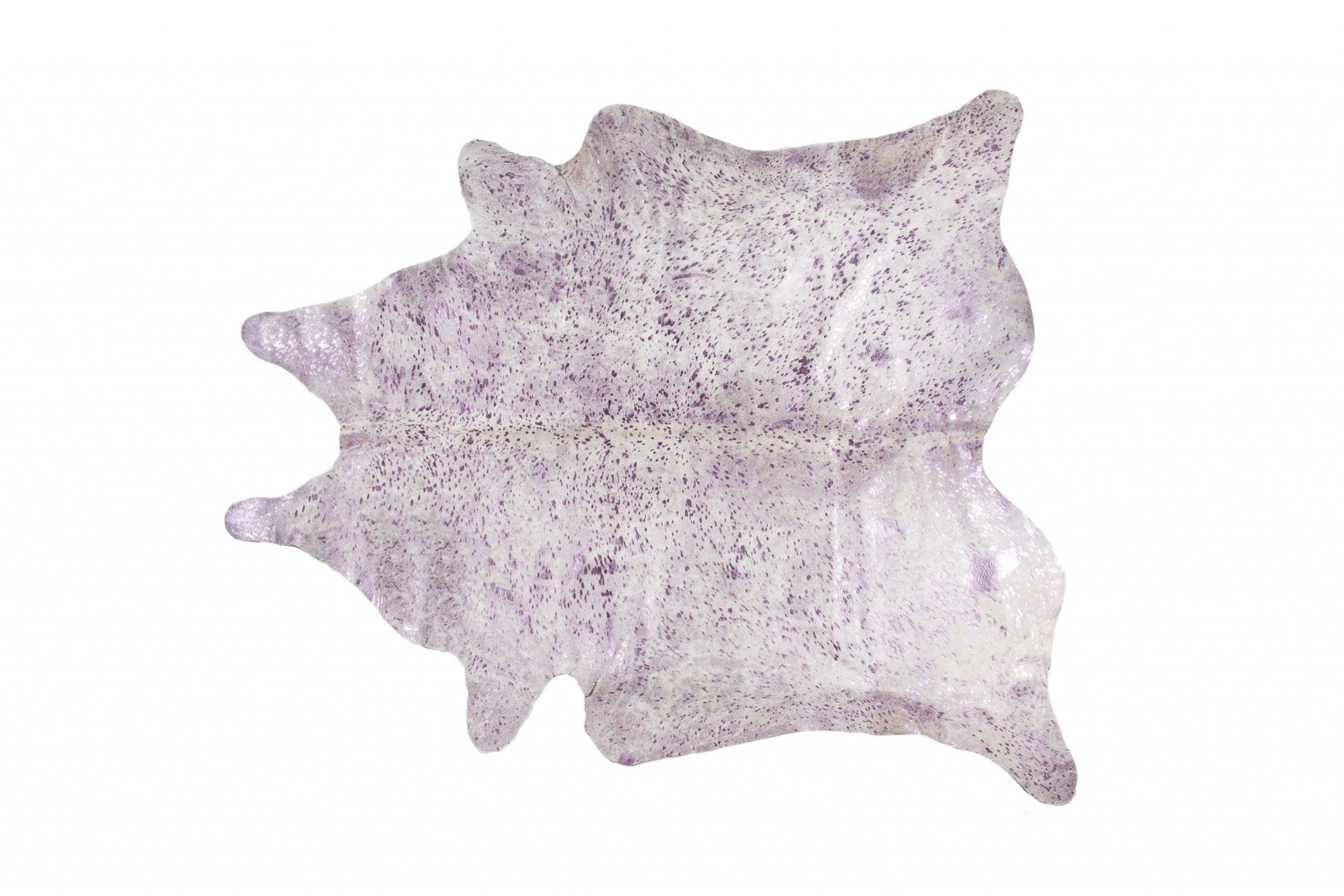 6' X 7' Gray Cowhide Cowhide Print Area Rug-Area Rugs-DECOROLALA