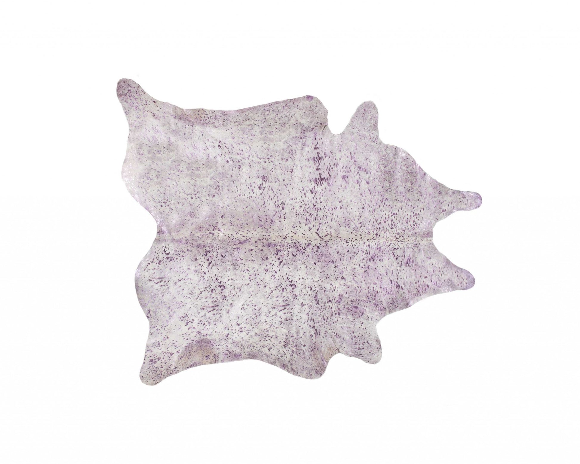 6' X 7' Gray Cowhide Cowhide Print Area Rug-Area Rugs-DECOROLALA