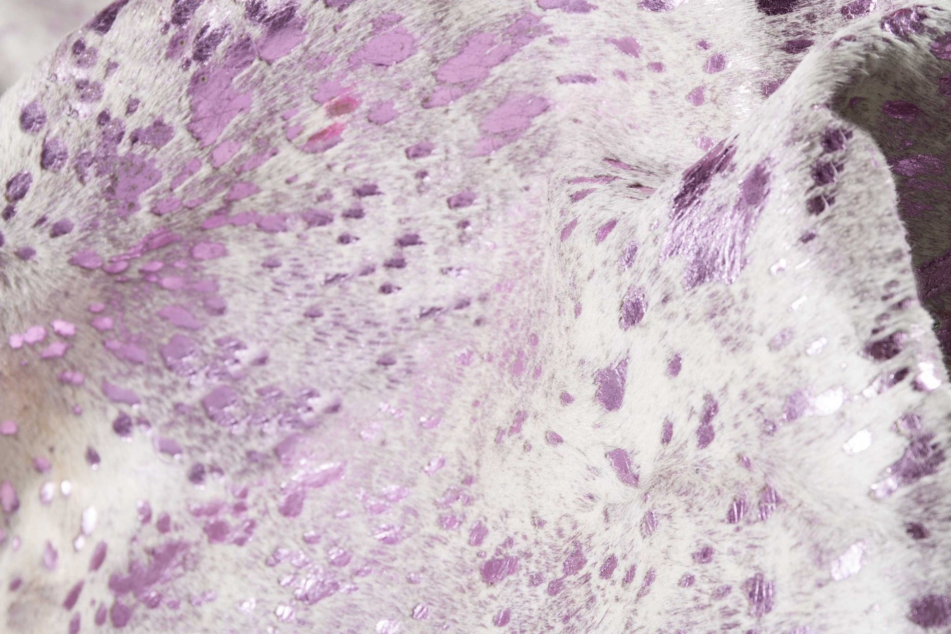 6' X 7' Gray Cowhide Cowhide Print Area Rug-Area Rugs-DECOROLALA