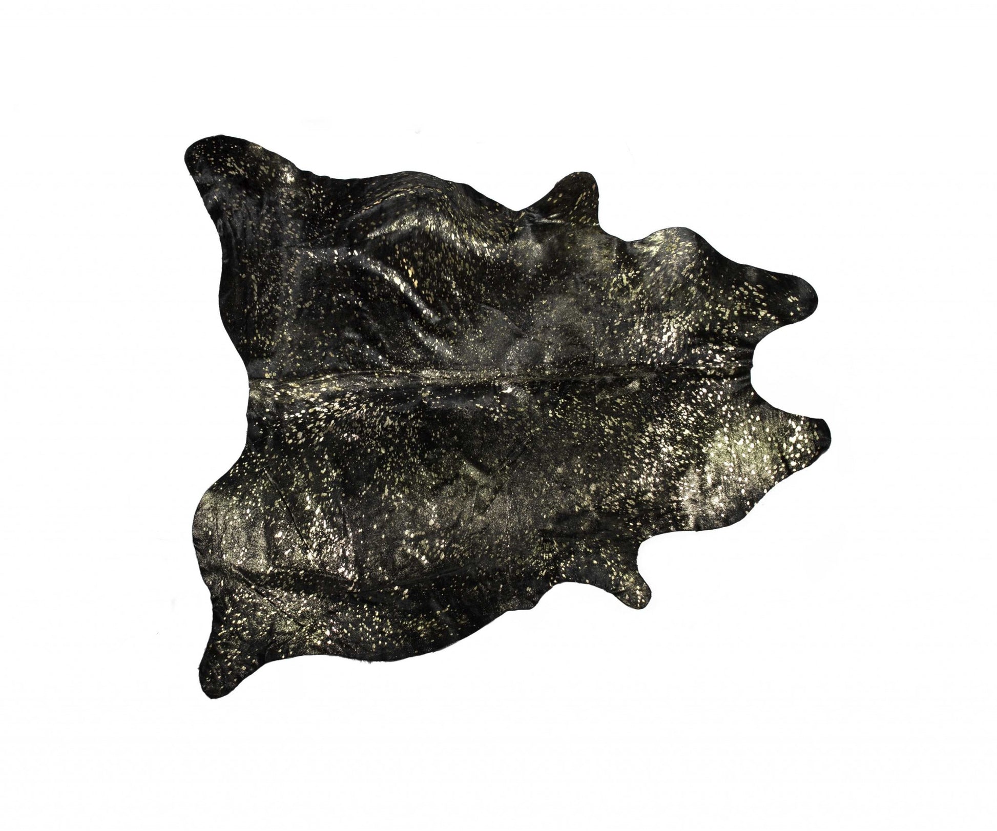 6' X 7' Natural Cowhide Cowhide Print Area Rug-Area Rugs-DECOROLALA