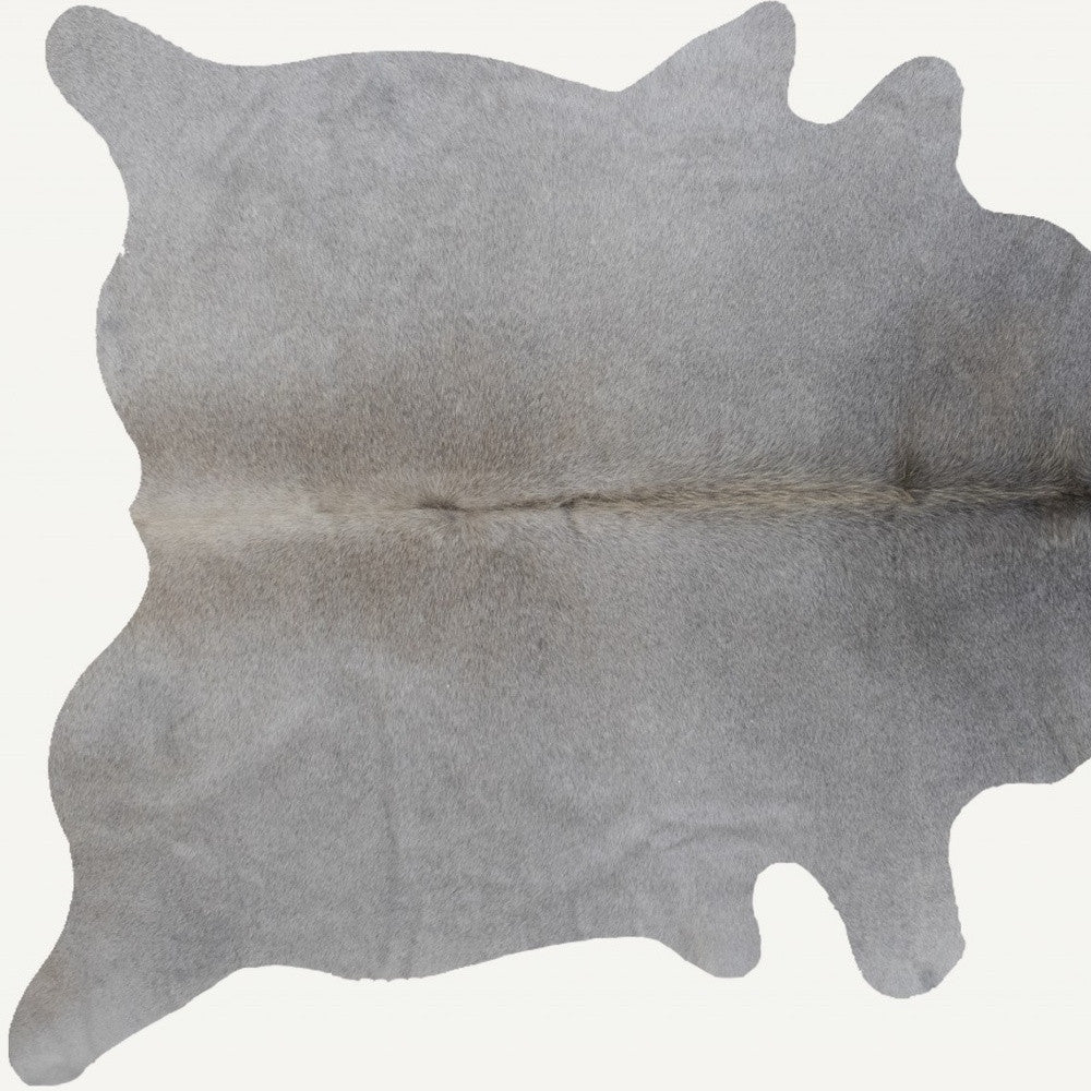 6' X 7' Natural Cowhide Cowhide Print Area Rug-Area Rugs-DECOROLALA