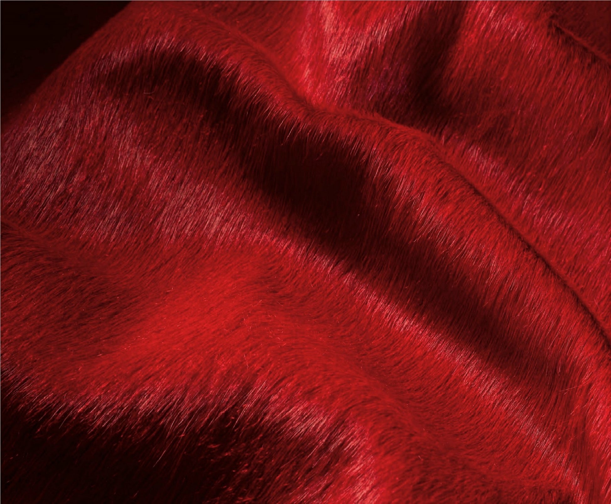 6' X 7' Red Cowhide Area Rug-Area Rugs-DECOROLALA
