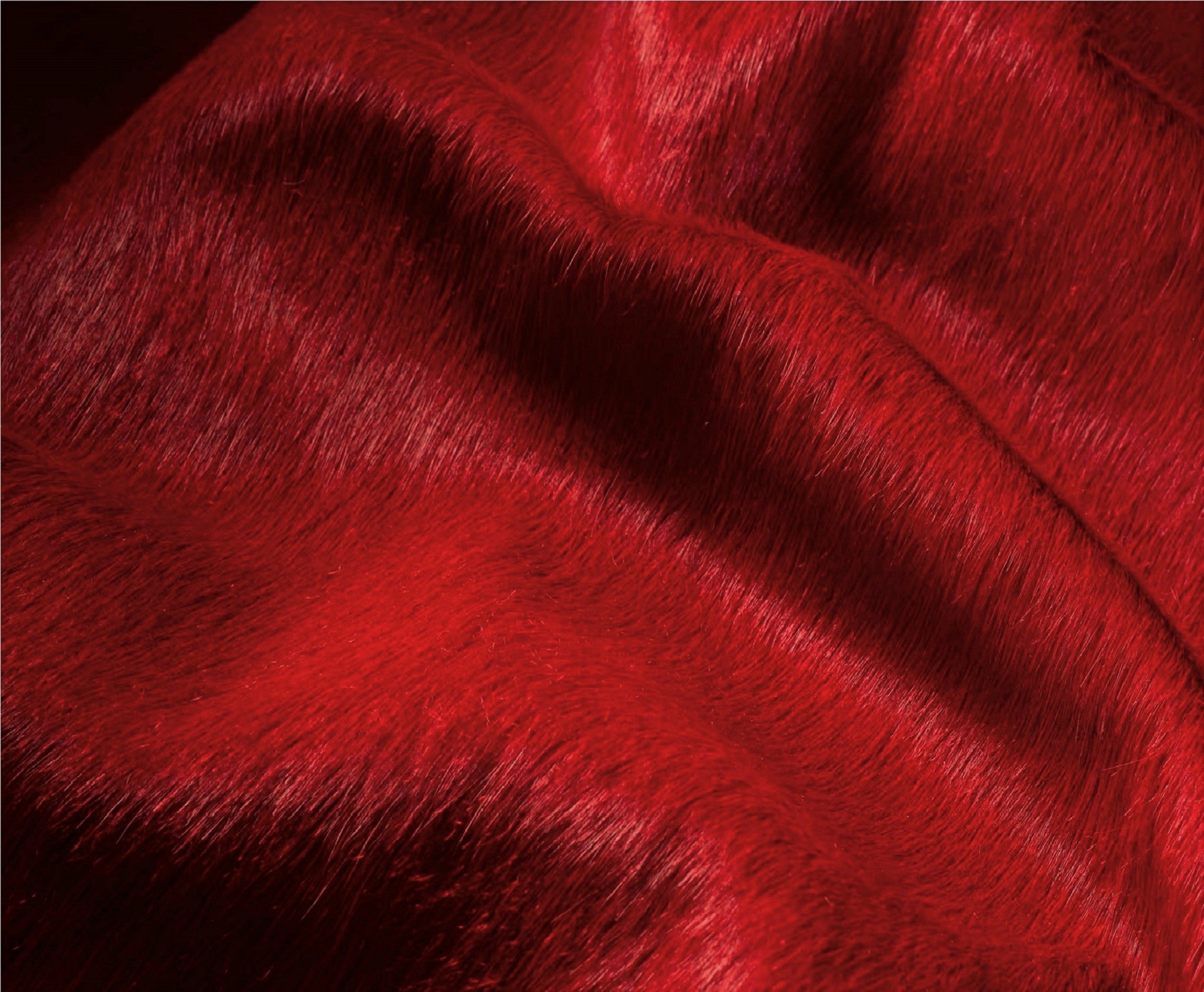 6' X 7' Red Cowhide Area Rug-Area Rugs-DECOROLALA