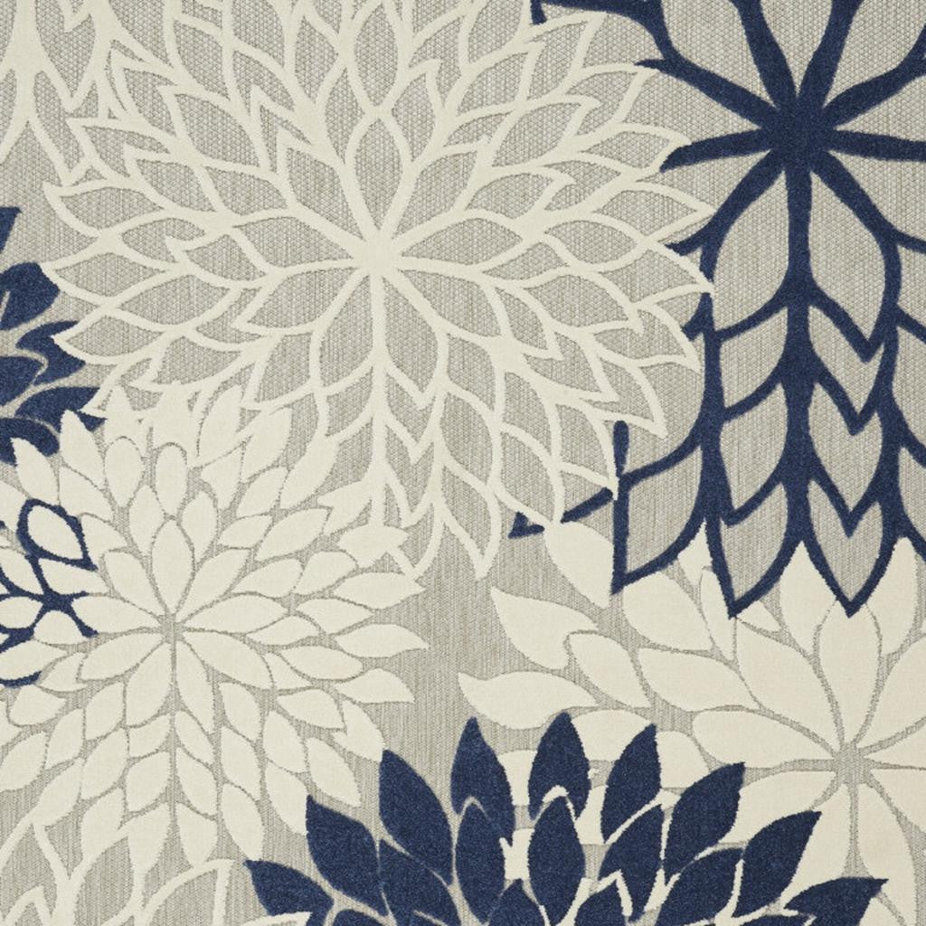 6' X 9' Black And White Indoor Outdoor Area Rug-Outdoor Rugs-DECOROLALA