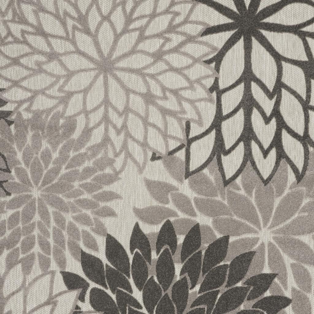 6' X 9' Gray Indoor Outdoor Area Rug-Outdoor Rugs-DECOROLALA