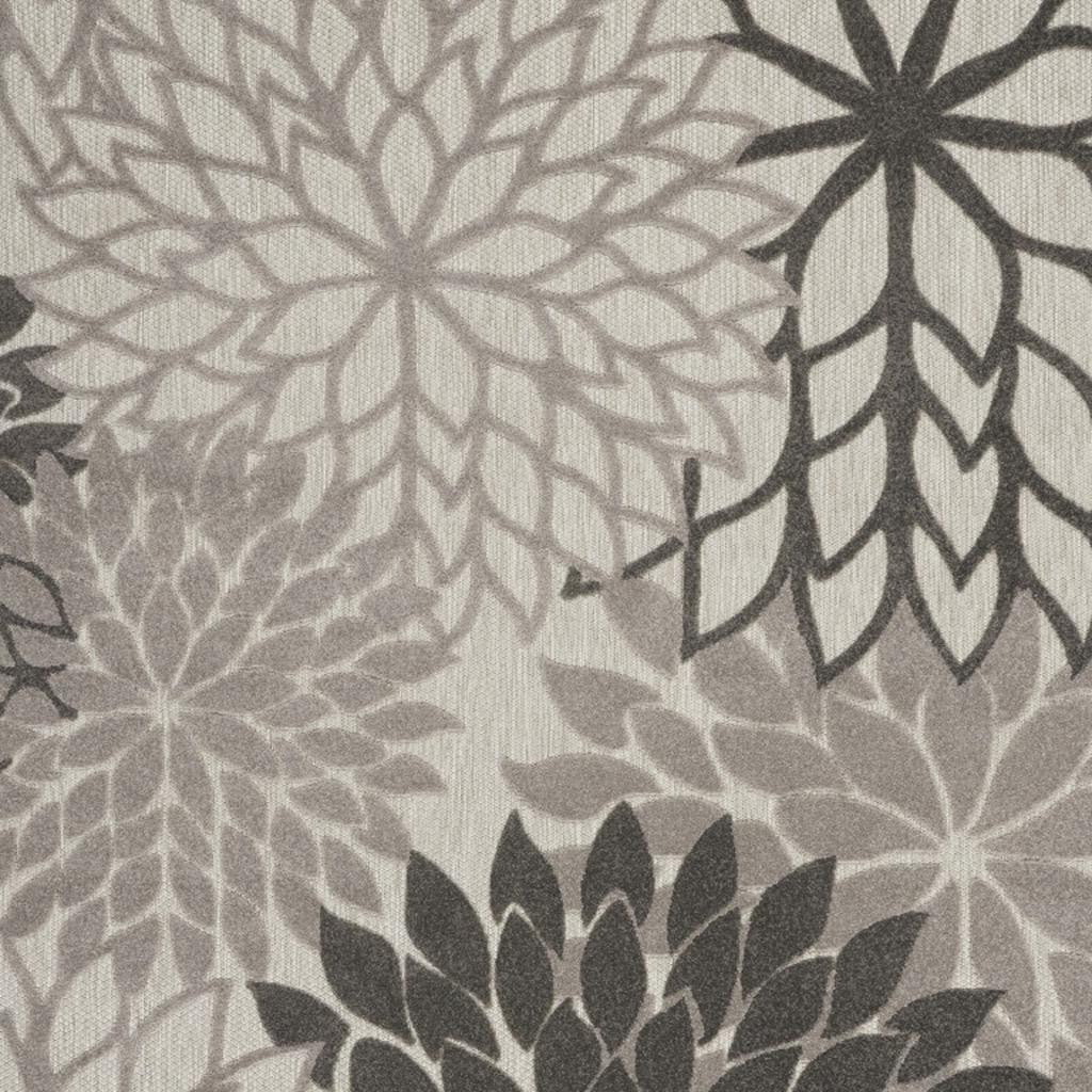 6' X 9' Gray Indoor Outdoor Area Rug-Outdoor Rugs-DECOROLALA