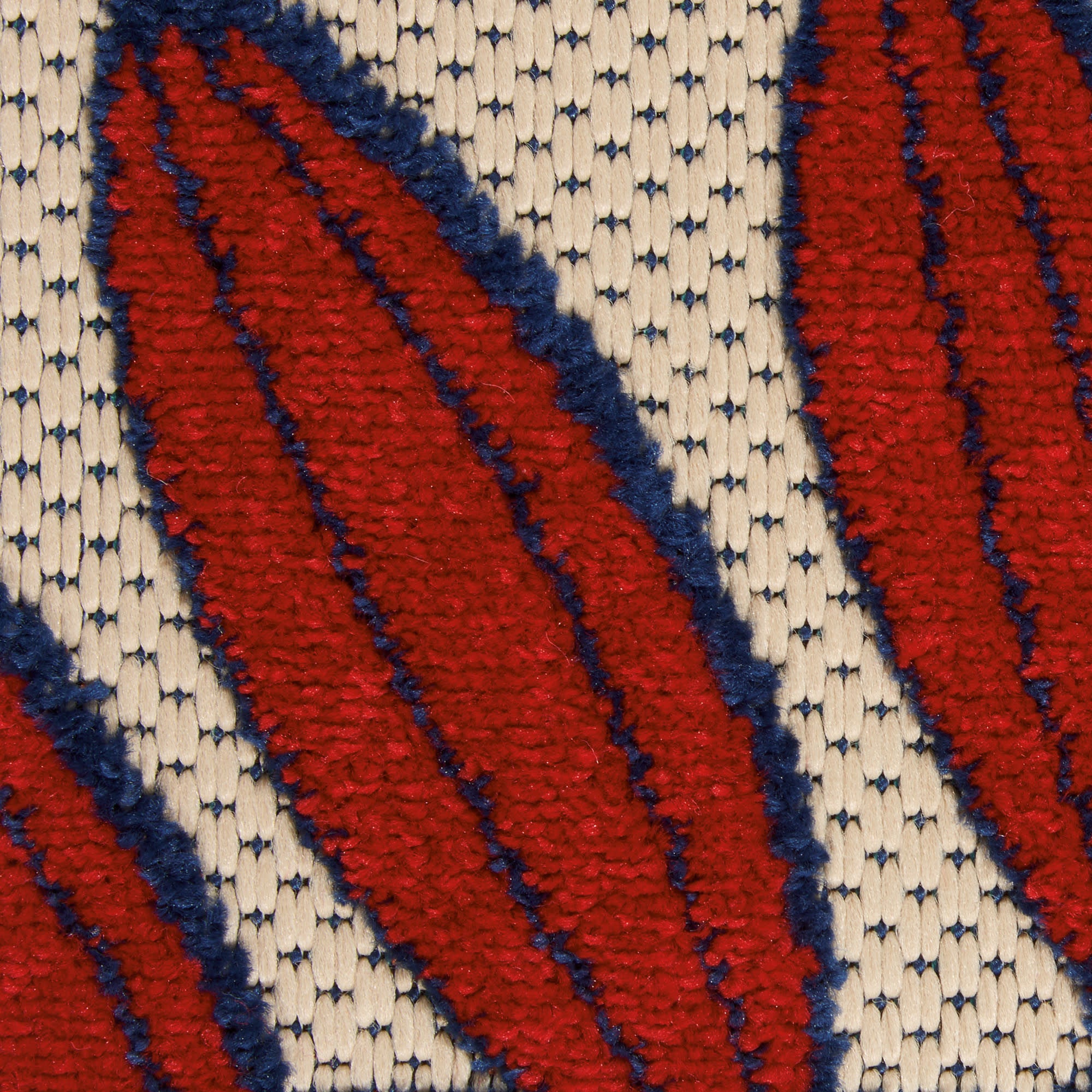 6' X 9' Ivory And Blue Floral Indoor Outdoor Area Rug-Outdoor Rugs-DECOROLALA