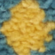 6' X 9' Yellow And Ivory Indoor Outdoor Area Rug-Outdoor Rugs-DECOROLALA