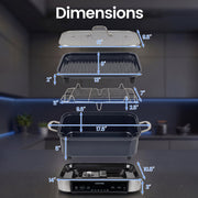6-in-1 Programmable Slow Cooker with Keep Warm Functions and Adjustable Timer Control-Cookware & Bakeware-DECOROLALA
