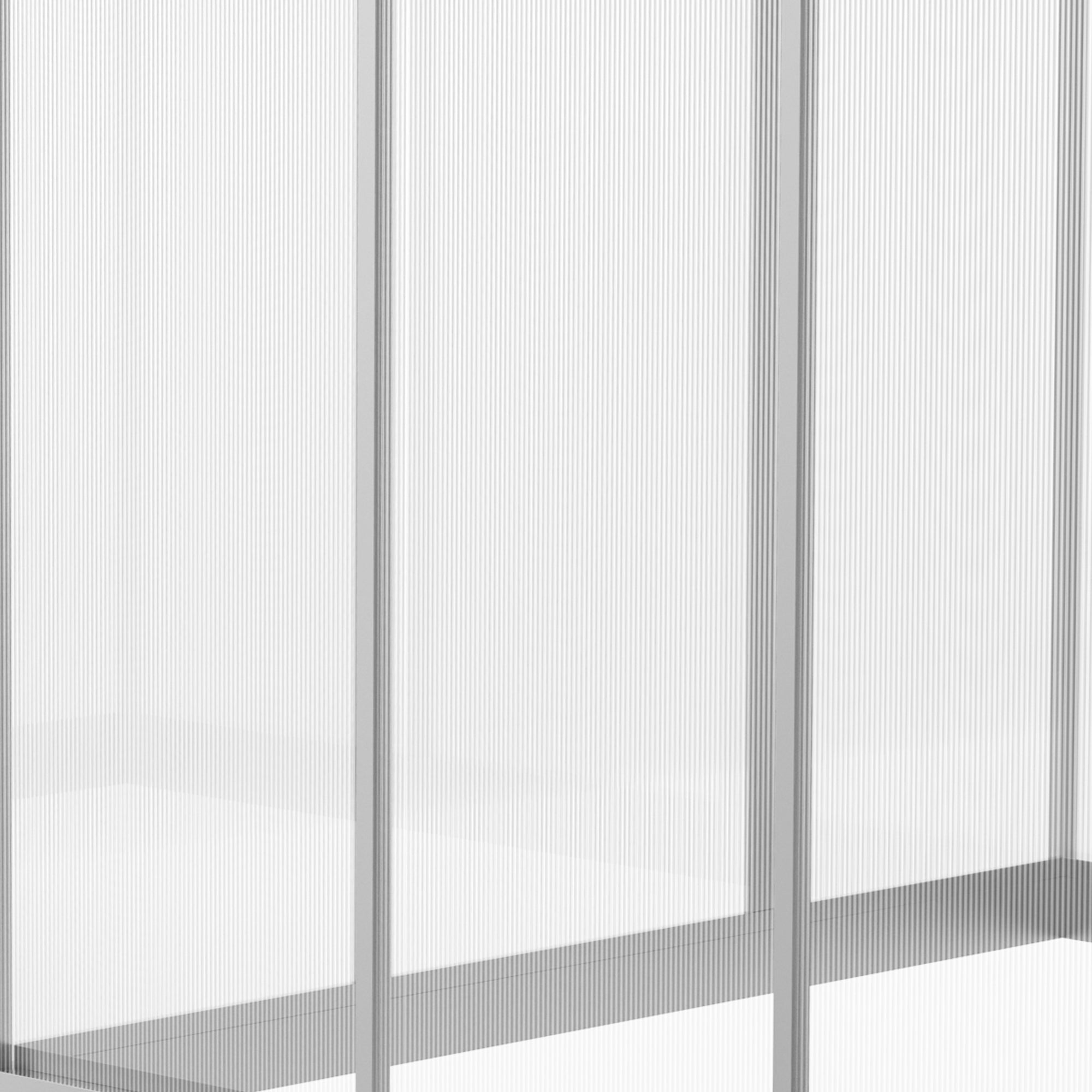 6' x 6' x 6.4' Walk-in Garden Greenhouse - Silver-DECOROLALA