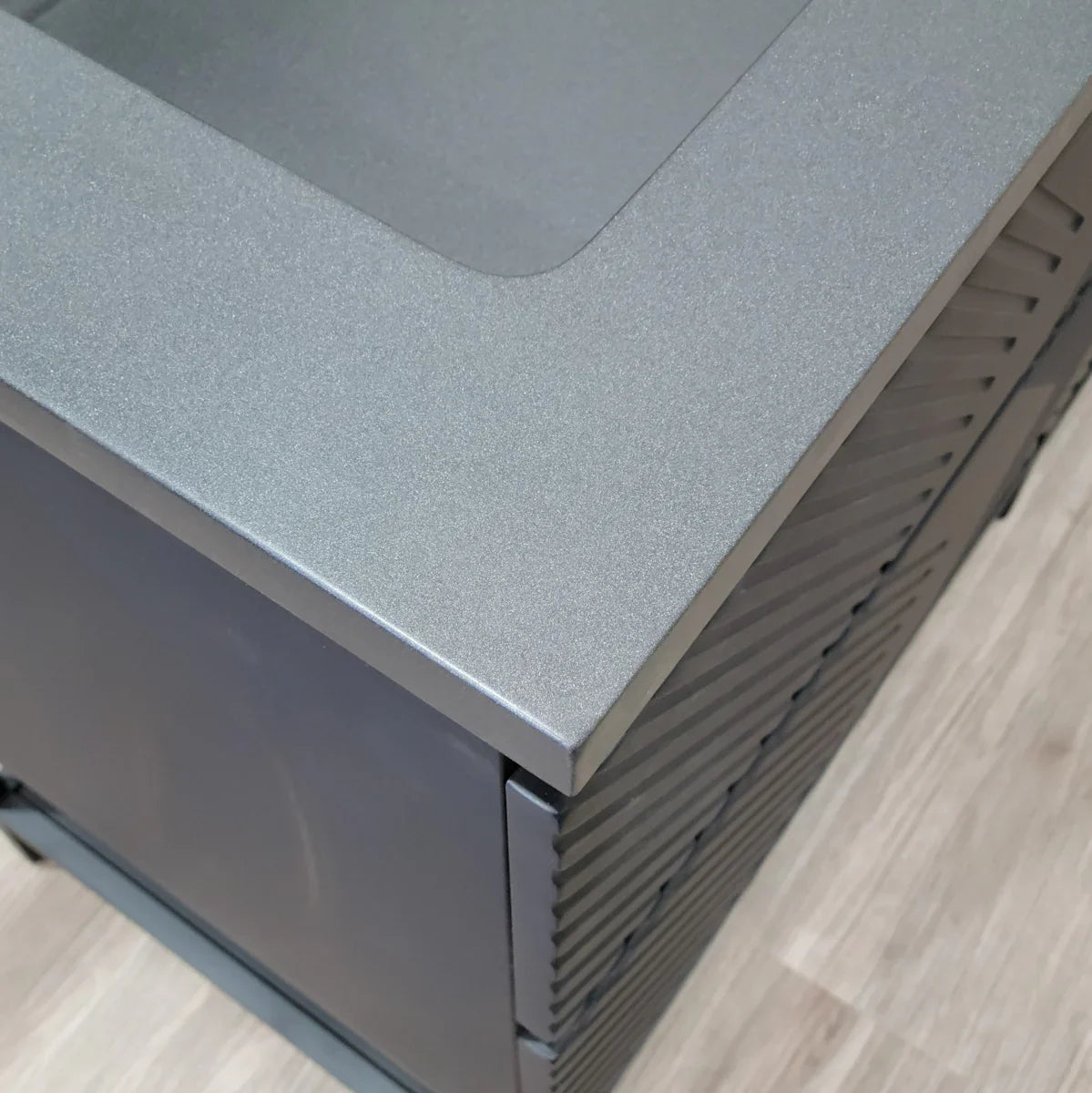 60" Black Wall Mount Bathroom Vanity with Black Engineered Quartz Countertop-Migration_Bathroom Vanities-DECOROLALA