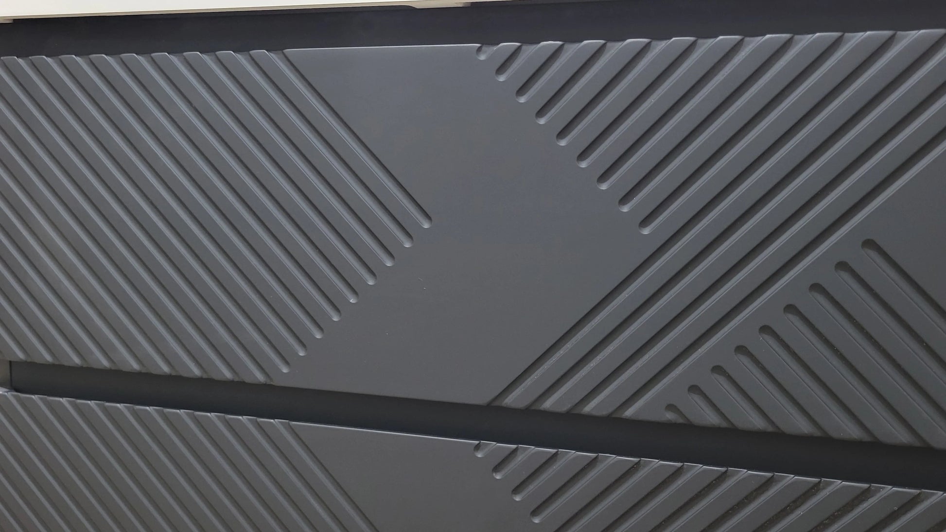 60" Black Wall Mount Bathroom Vanity with White Polymarble Countertop-Migration_Bathroom Vanities-DECOROLALA