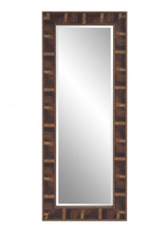 60" Gray Plastic Framed Full Length Hanging Mirror-Mirrors-DECOROLALA