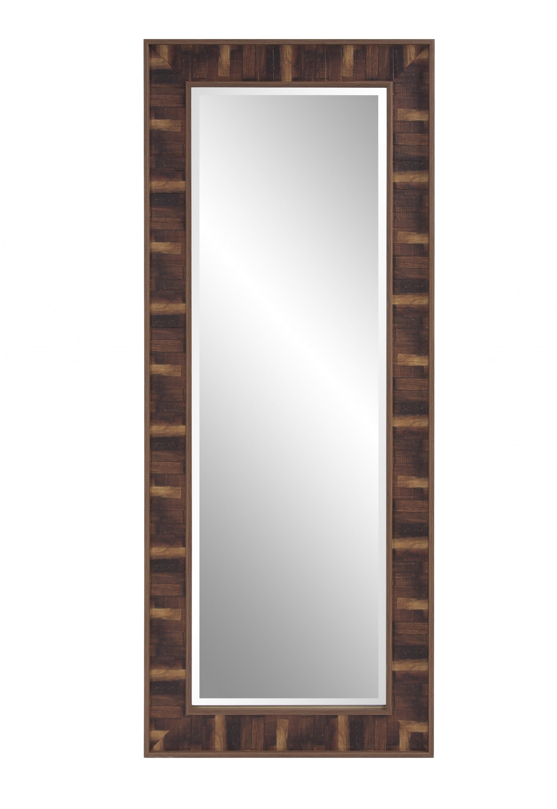60" Gray Plastic Framed Full Length Hanging Mirror-Mirrors-DECOROLALA