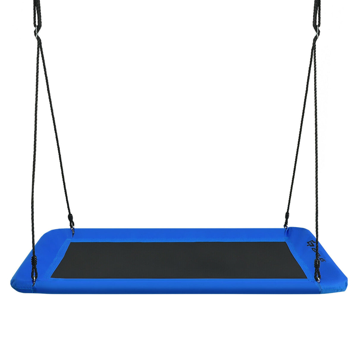 60 Inch Platform Tree Swing Outdoor with 2 Hanging Straps