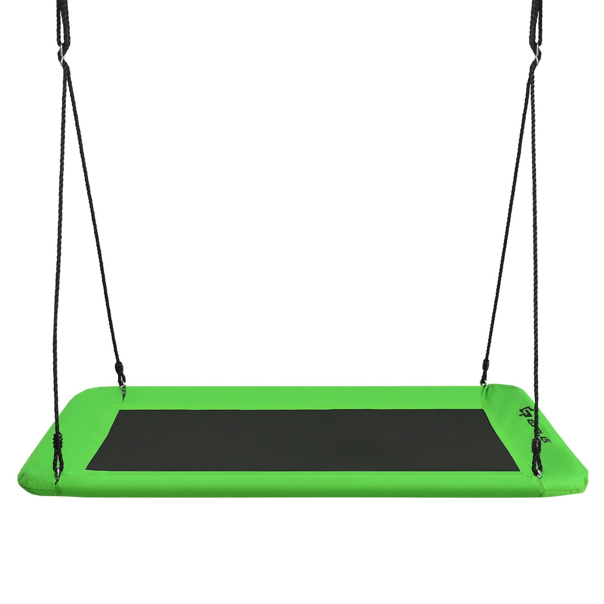 60 Inch Platform Tree Swing Outdoor with 2 Hanging Straps
