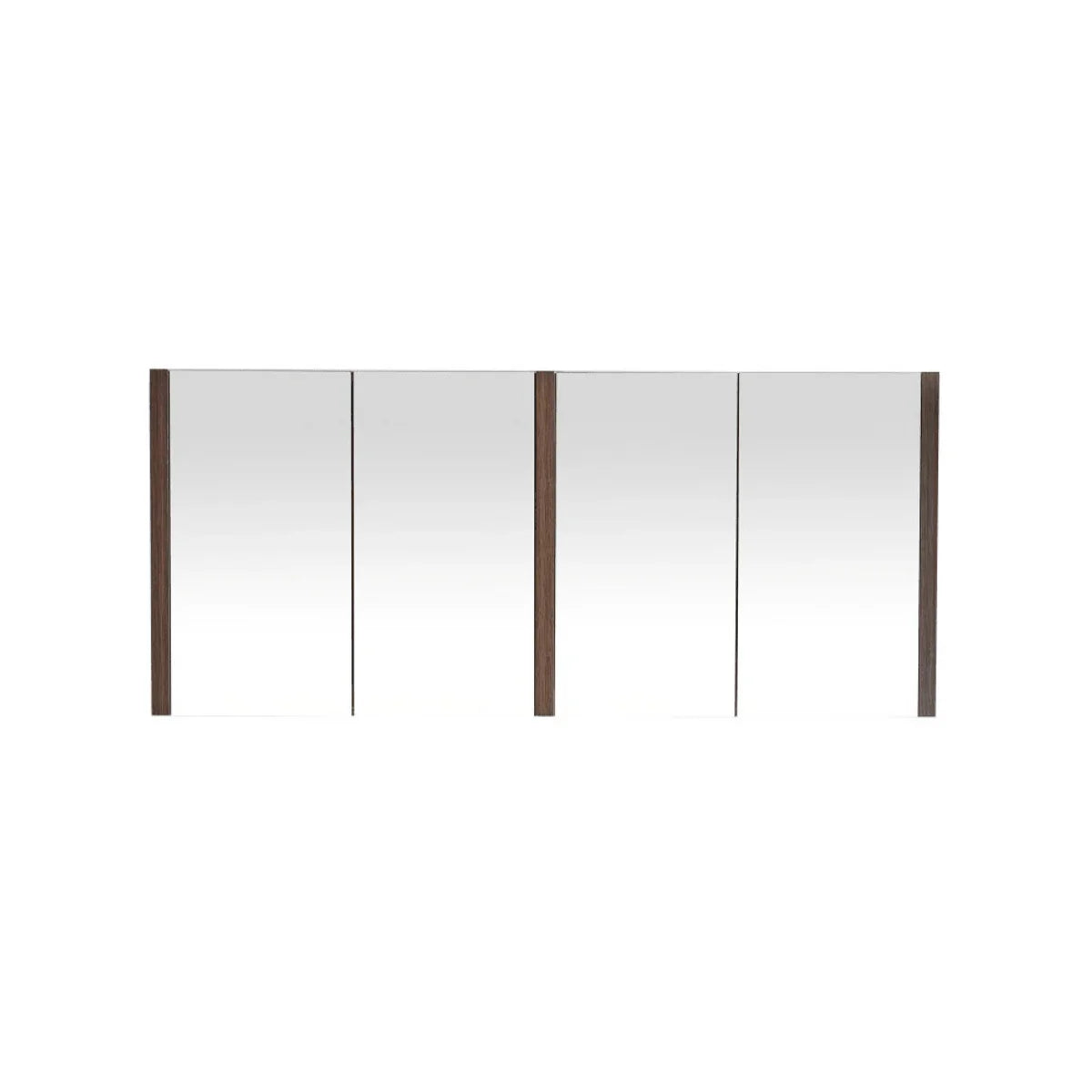 60" Medicine Cabinet - Walnut-Bathroom Vanity-DECOROLALA