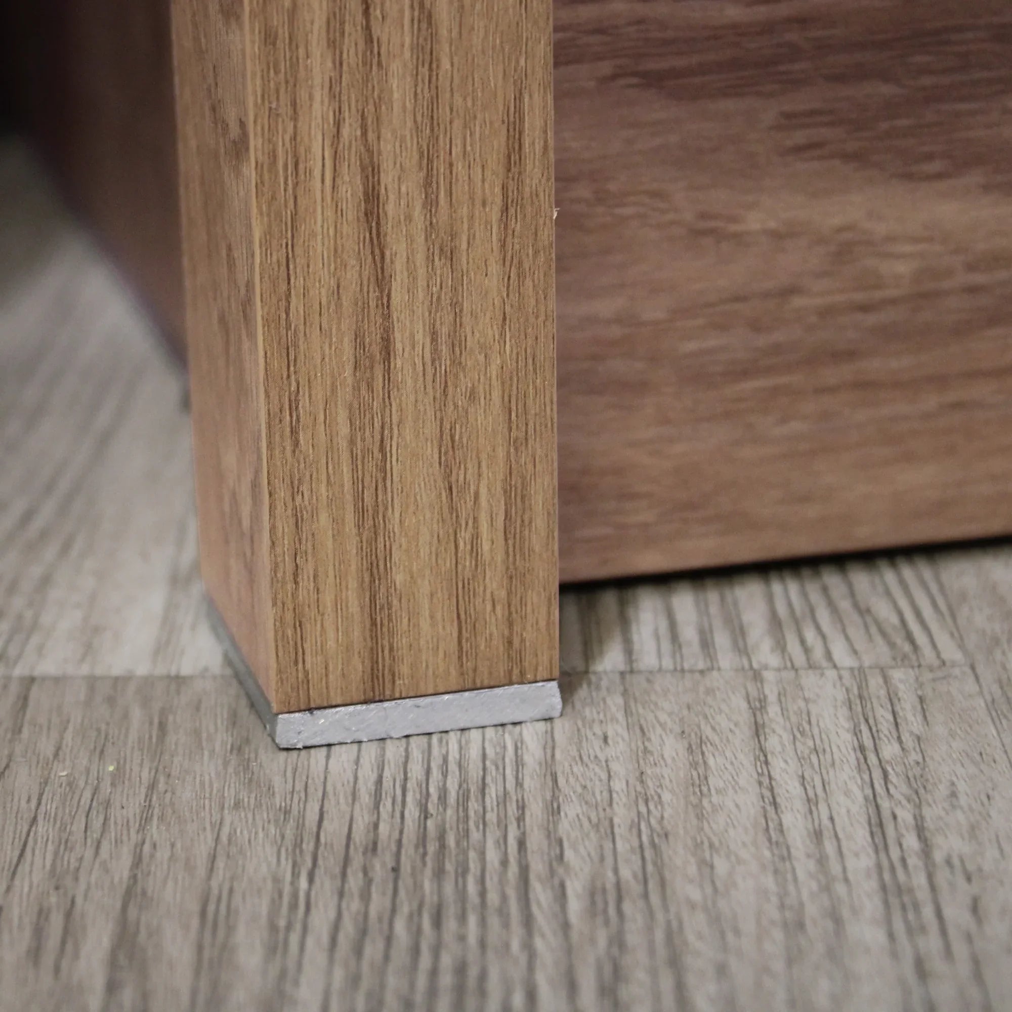 60" Rough Oak Freestanding Double Sink Bathroom Vanity with Black Engineered Quartz Countertop-Migration_Bathroom Vanities-DECOROLALA