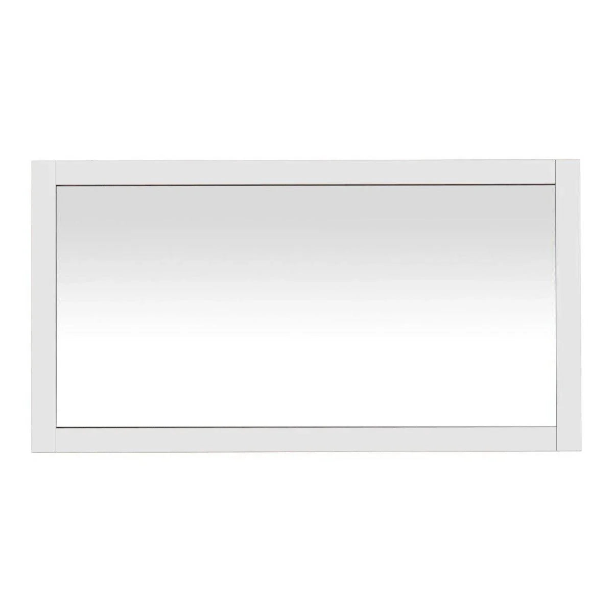 60" White Framed Bathroom Mirror - Labrador Collection-Migration_Mirrors-DECOROLALA