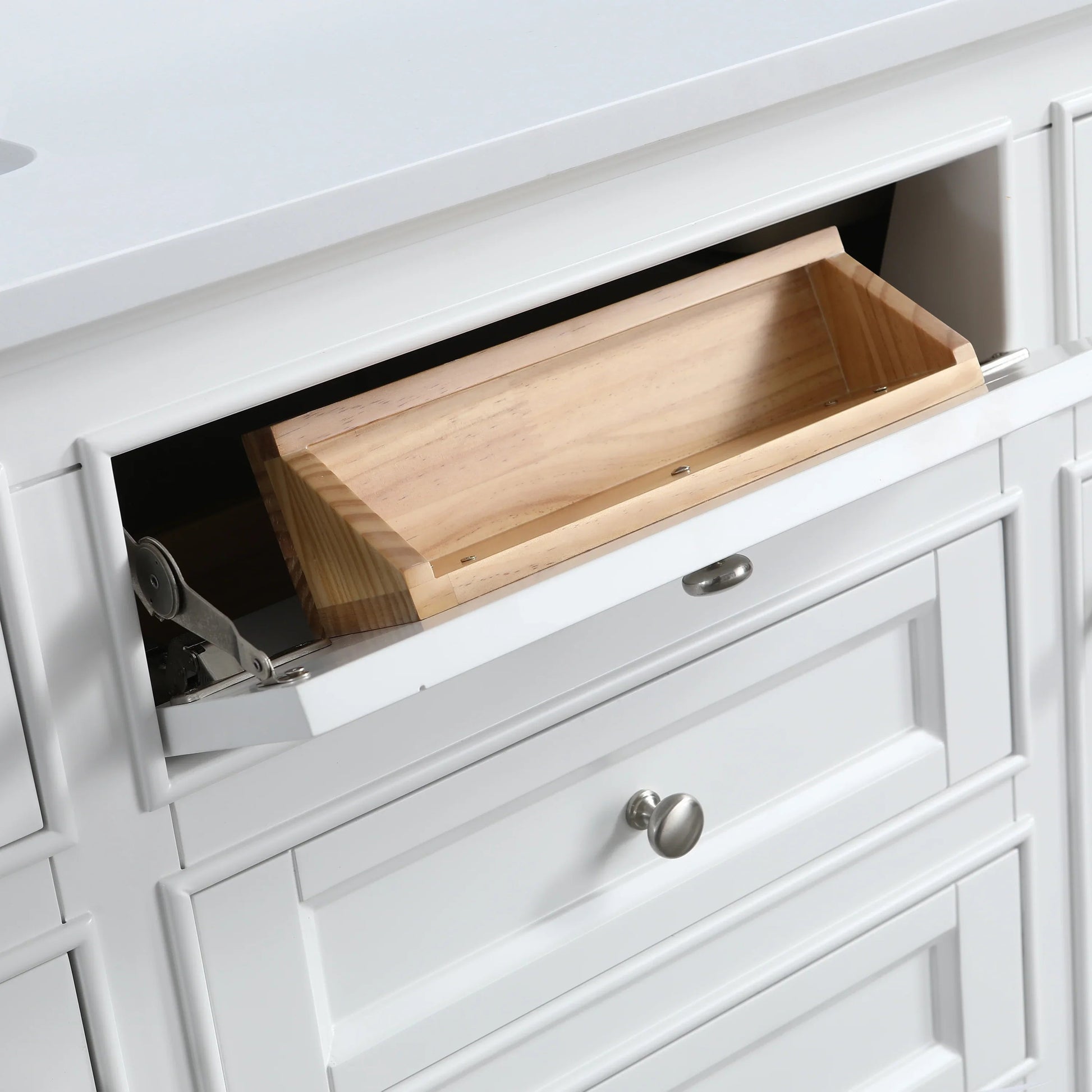 60" White Freestanding Double Sink Bathroom Vanity with Solid White Quartz Countertop-Migration_Bathroom Vanities-DECOROLALA