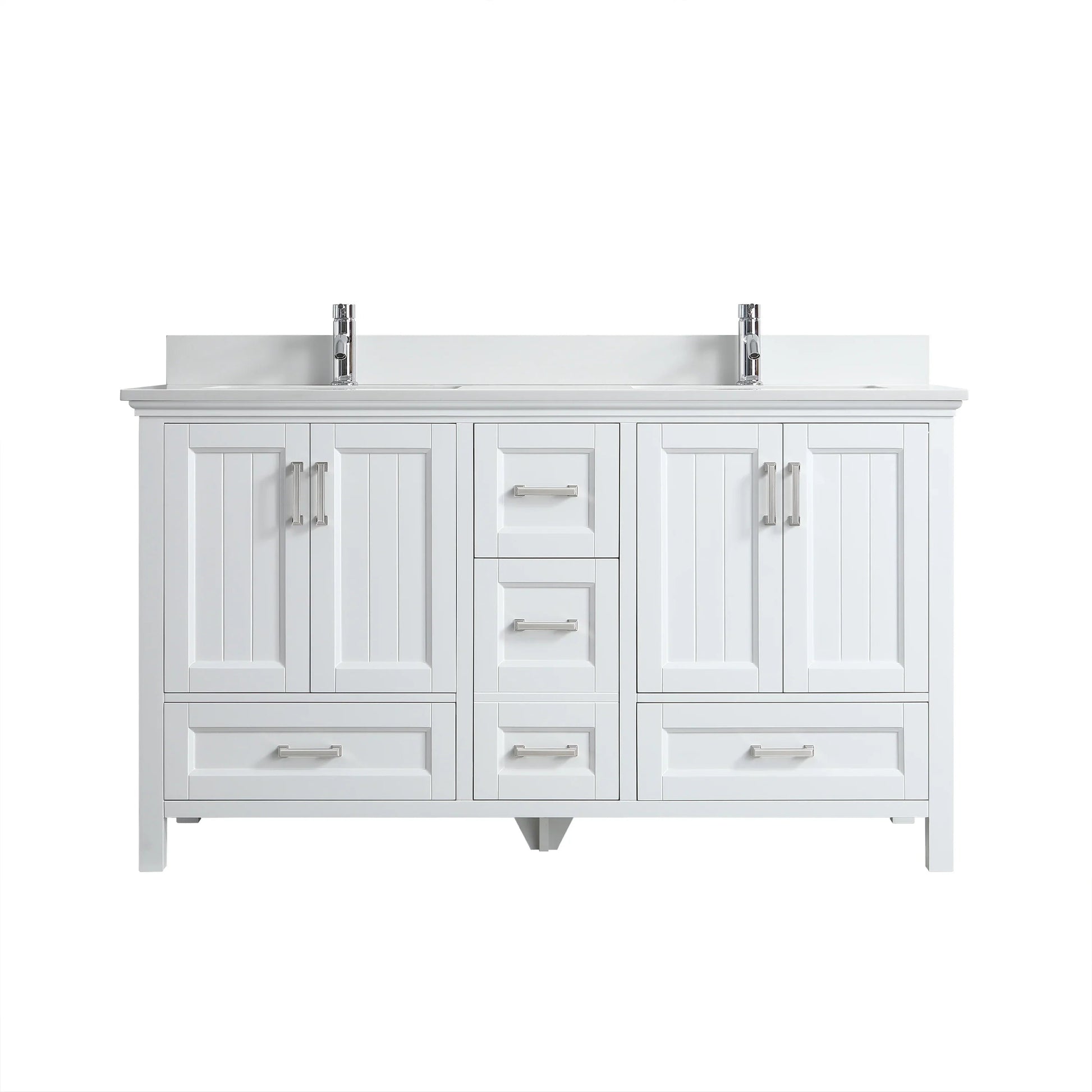60" White Freestanding Double Sink Bathroom Vanity with White Quartz Countertop-Migration_Bathroom Vanities-DECOROLALA