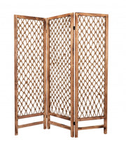 60 X 69 Natural Rope Wooden Screen-Room Dividers-DECOROLALA