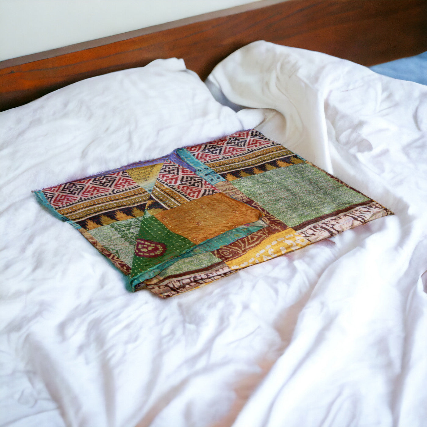 60" X 90" Silk Multicolor Throws-Throws & Blankets-DECOROLALA