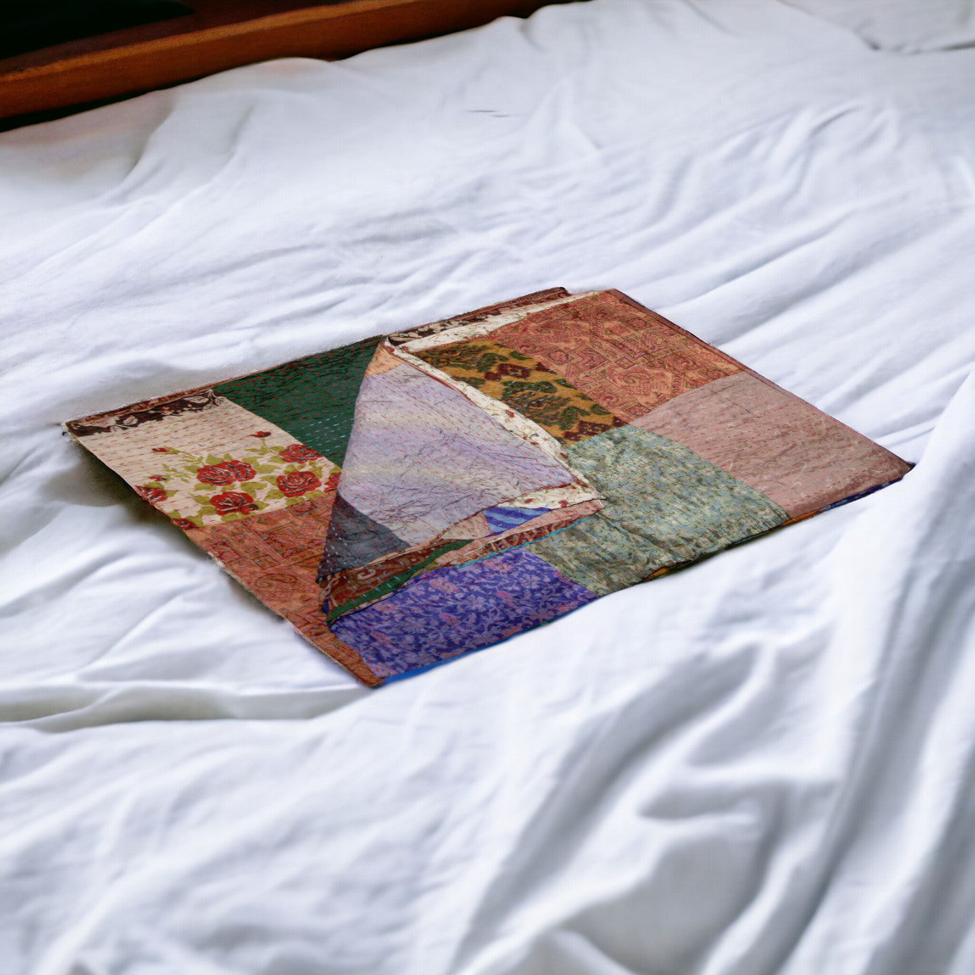 60" X 90" Silk Multicolor Throws-Throws & Blankets-DECOROLALA