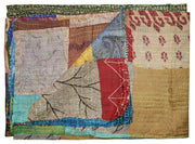 60" X 90" Silk Multicolor Throws-Throws & Blankets-DECOROLALA