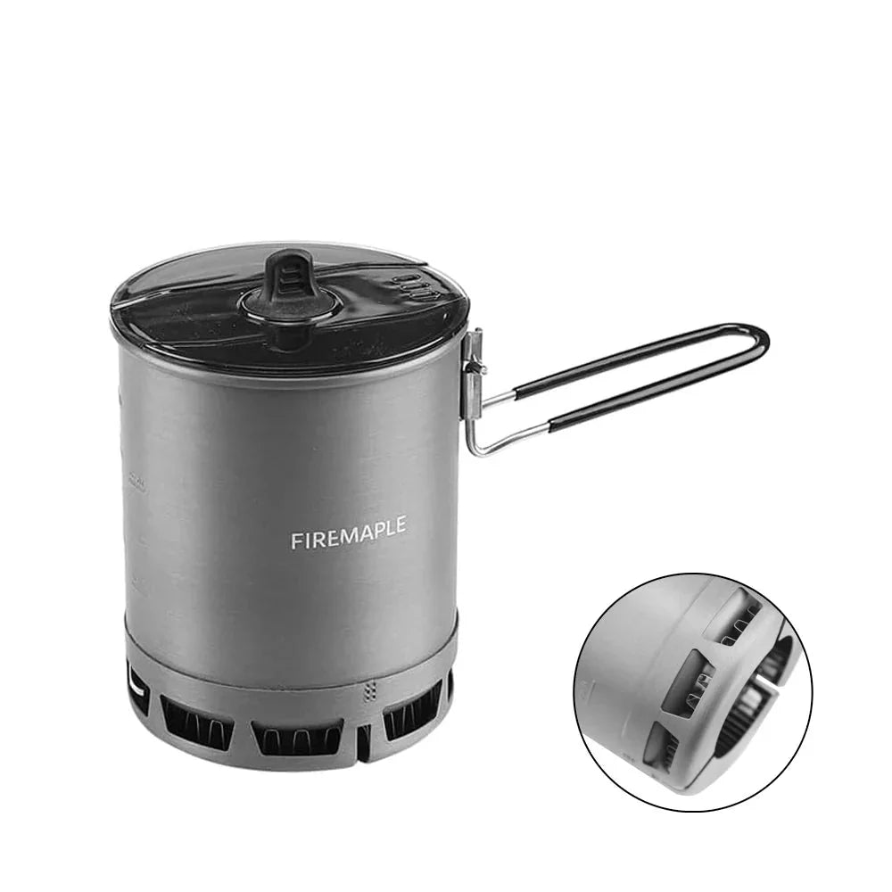600ml Ultralight Heat Exchanger Pot Grey-Stock Pots-DECOROLALA