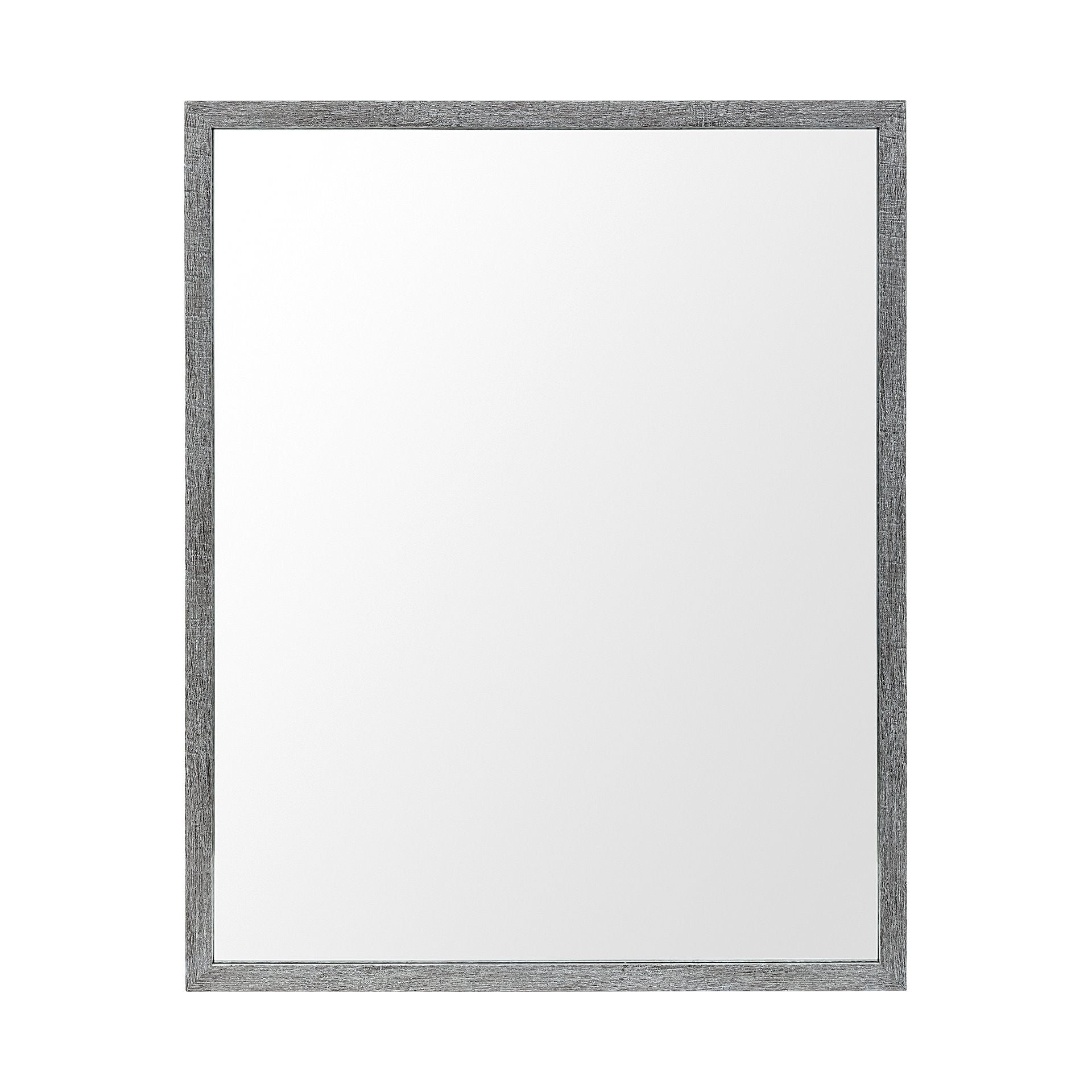 32" Gray Bathroom Vanity Mirror-Mirrors-DECOROLALA